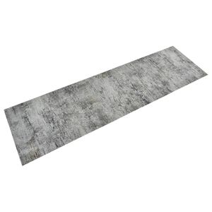 vidaXL Kuchyňsk&yacute; koberec omyvateln&yacute; Beton 45 x 150 cm samet