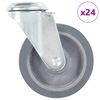 vidaXL 24 ks otočn&aacute; kolečka s otvorem pro &scaron;roub 100 mm