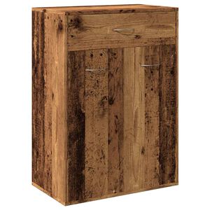 vidaXL Botn&iacute;k old wood 60 x 35 x 84 cm kompozitn&iacute; dřevo