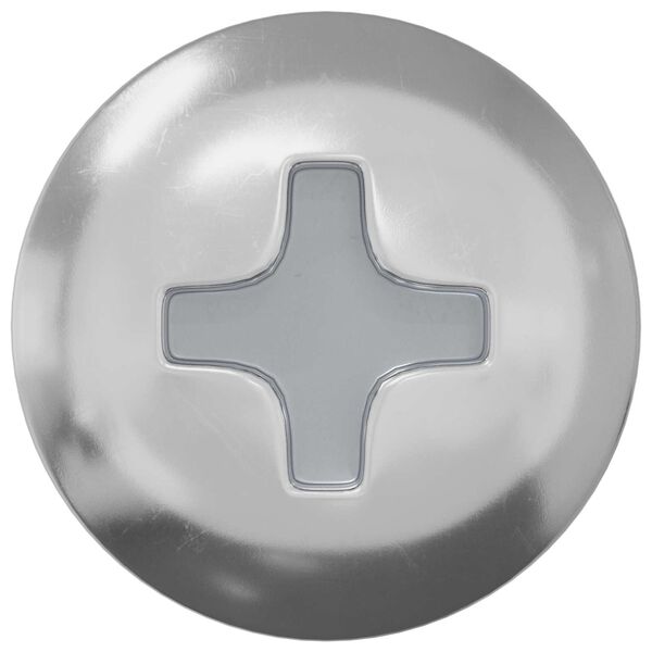 vidaXL Dřevěn&eacute; &scaron;rouby 12 pcs Stř&iacute;brn&aacute; M3,5 x 20 mm Ocel