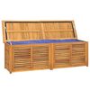 vidaXL Zahradn&iacute; &uacute;ložn&yacute; box s vložkou 175 x 50 x 55 cm masivn&iacute; teak