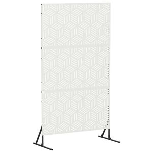 vidaXL Obrazovka pro soukrom&iacute; 100 x 50 x 180 cm Ocel B&iacute;l&aacute;