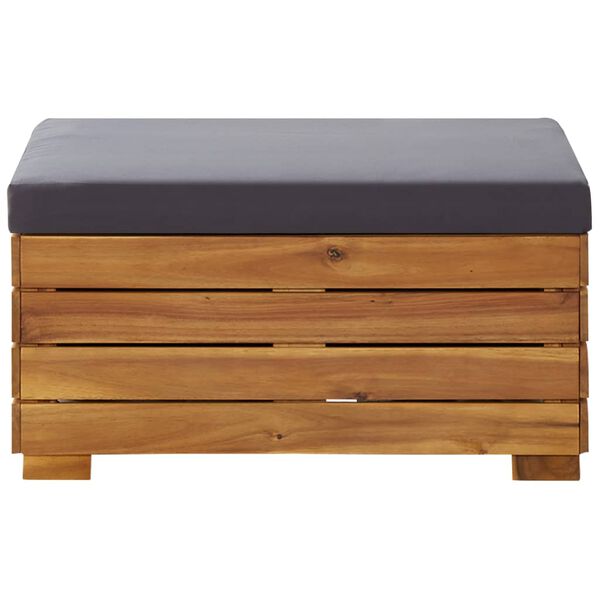 vidaXL D&iacute;lč&iacute; podnožka s podu&scaron;kou 1 ks masivn&iacute; ak&aacute;ciov&eacute; dřevo