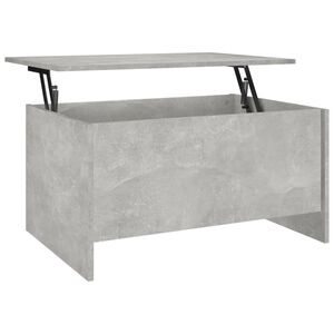 vidaXL Konferenčn&iacute; stolek betonově &scaron;ed&yacute; 80 x 55,5 x 41,5 cm kompozit