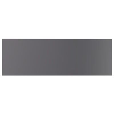 vidaXL Přídavné police 4 ks šedé vysoký lesk 60x20x1,5 cm dřevotříska