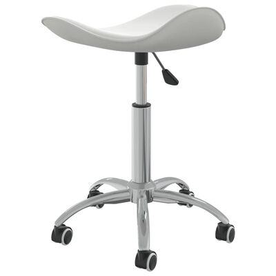 vidaXL Kancelářská židle bílá umělá kůže