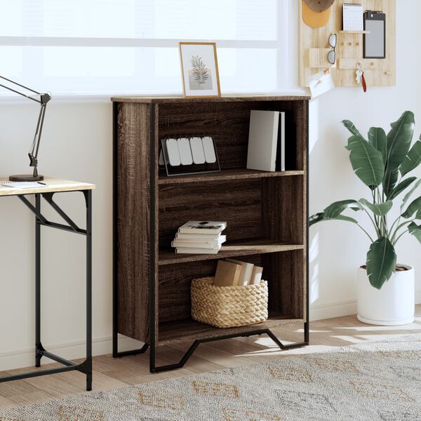 vidaXL Knihovna hněd&yacute; dub 80 x 31 x 106 cm kompozitn&iacute; dřevo