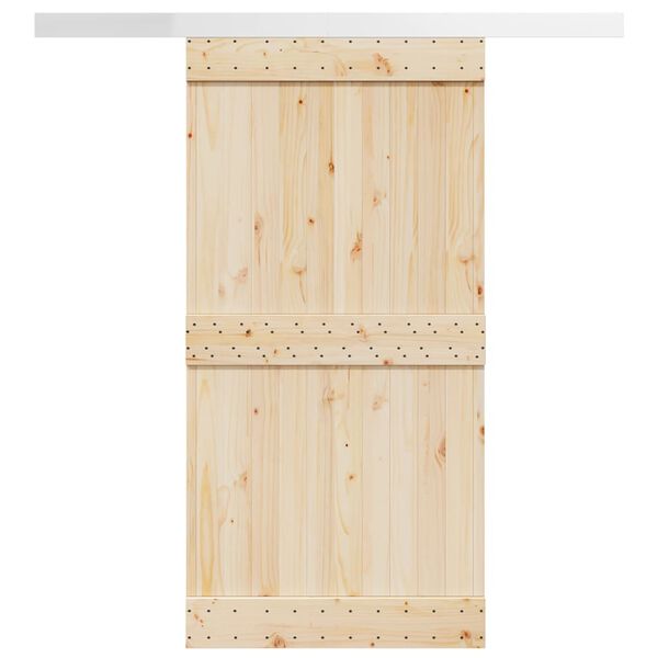 vidaXL Sada př&iacute;slu&scaron;enstv&iacute; pro posuvn&eacute; dveře 200 cm slitina hlin&iacute;ku