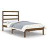 vidaXL R&aacute;m postele medově hněd&yacute; masivn&iacute; dřevo 75x190cm mal&eacute; jednolůžko