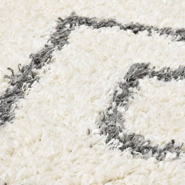 vidaXL Koberec Berber s vysok&yacute;m vlasem PP b&eacute;žovo-&scaron;ed&yacute; 160 x 230 cm