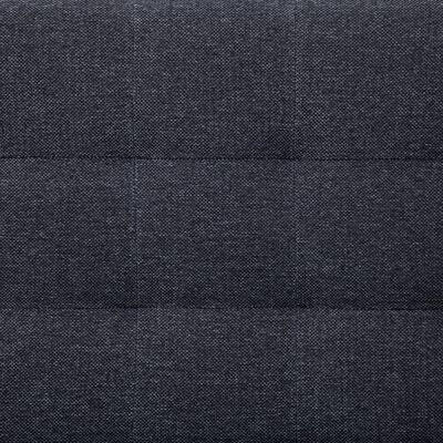 vidaXL Rohová rozkládací pohovka tmavě šedá polyester