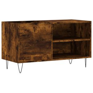 vidaXL Skř&iacute;ňka na LP desky kouřov&yacute; dub 85x38x48 cm kompozitn&iacute; dřevo