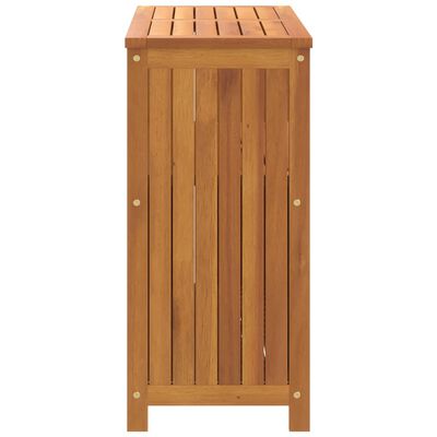 vidaXL Zahradní konzolový stůl 80 x 35 x 75 cm masivní akáciové dřevo