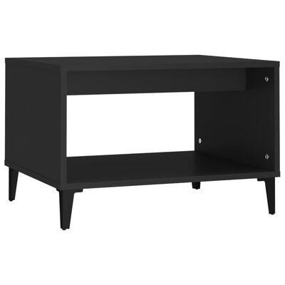 vidaXL Konferenční stolek černý 60 x 50 x 40 cm kompozitní dřevo