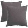 vidaXL Povlak na pol&scaron;t&aacute;ř 2 ks HEERLEN Světle &scaron;ed&aacute; 50 x 50 cm Textil