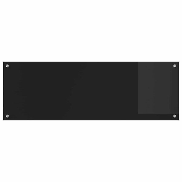 vidaXL Kuchyňská zástěna Černá 120 x 40 x 0,6 cm tvrzené sklo