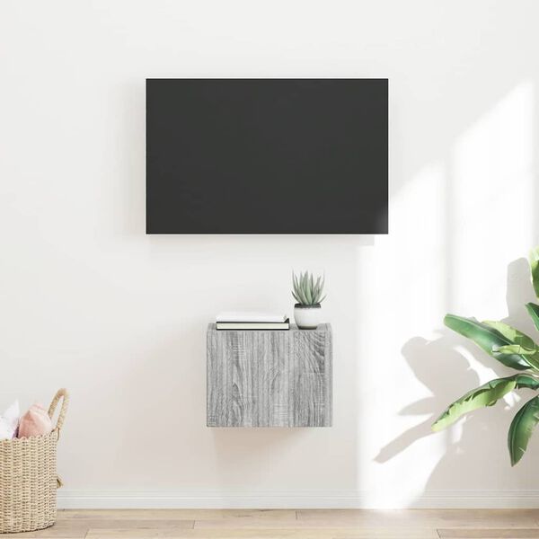 vidaXL TV wall cabinet &Scaron;ed&aacute; Sonoma 60 x 31 x 29.5 cm kompozitn&iacute; dřevo