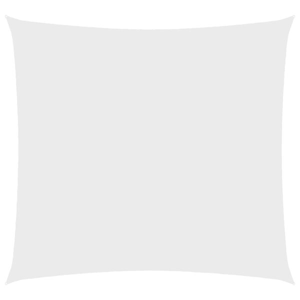 vidaXL St&iacute;n&iacute;c&iacute; plachta oxfordsk&aacute; l&aacute;tka čtvercov&aacute; 3,6 x 3,6 m b&iacute;l&aacute;