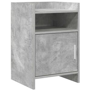 vidaXL Nočn&iacute; stolky Betonově &scaron;ed&aacute; 40 x 36 x 60 cm Kompozitn&iacute; dřevo