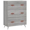 vidaXL Skř&iacute;ň highboard &scaron;ed&aacute; sonoma 69,5 x 34 x 180 cm kompozitn&iacute; dřevo