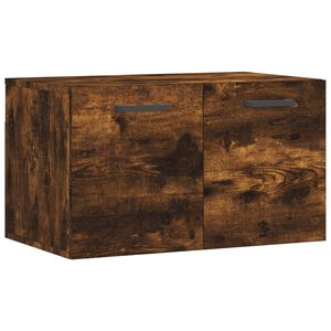 vidaXL N&aacute;stěnn&aacute; skř&iacute;ňka kouřov&yacute; dub 60 x 36,5 x 35 cm kompozitn&iacute; dřevo