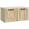 vidaXL N&aacute;stěnn&aacute; TV skř&iacute;ň Dub sonoma 59,5 x 31 x 30 cm Kompozitn&iacute; dřevo