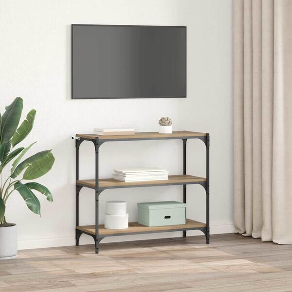 vidaXL Knihovna Artisanov&yacute; dub 80 x 33 x 70,5 cm