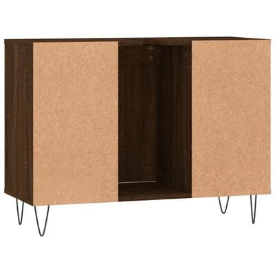 vidaXL Koupelnová skříňka hnědý dub 80 x 33 x 60 cm kompozitní dřevo