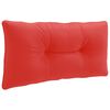 vidaXL Z&aacute;dov&yacute; polstr PUTTEN 100% polyester Červen&aacute; 70 x 40 x 10 cm