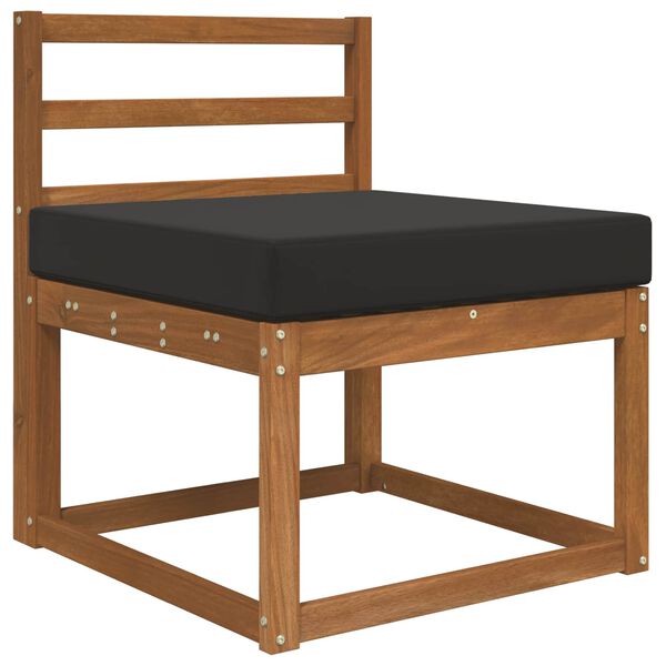 vidaXL Venkovn&iacute; pol&scaron;t&aacute;ř na pohovku Čern&yacute; 60 x 60 x 8 cm Polyester