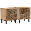 vidaXL Nočn&iacute; stolky 2 ks 40 x 33 x 46 cm masivn&iacute; mangovn&iacute;kov&eacute; dřevo