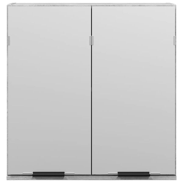 vidaXL Koupelnová skříňka zrcadlo betonová šedá 64x20x66,5 cm