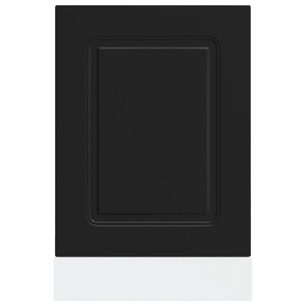 vidaXL Panel na myčku "Kalmar" čern&yacute; 45x1,5x67 cm kompozitn&iacute; dřevo