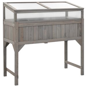 vidaXL Vyv&yacute;&scaron;en&yacute; z&aacute;hon s pařeni&scaron;těm 110 x 54 x 120 cm masivn&iacute; jedle
