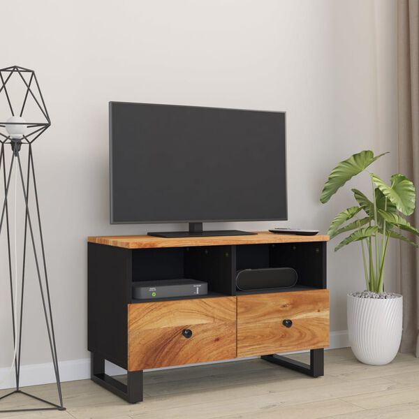 vidaXL TV skř&iacute;ňka 70 x 33 x 46 cm masivn&iacute; ak&aacute;ciov&eacute; dřevo