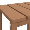 vidaXL Zahradní stolek Adirondack hnědý 38 x 38 x 46 cm HDPE