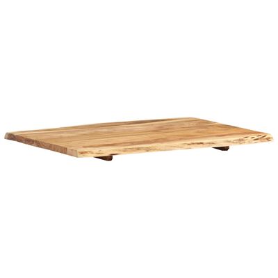 vidaXL Stolní deska masivní akáciové dřevo 80 x (50–60) x 2,5 cm