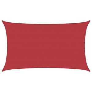 vidaXL St&iacute;nic&iacute; plachta 160 g/m&sup2; červen&aacute; 5 x 8 m HDPE