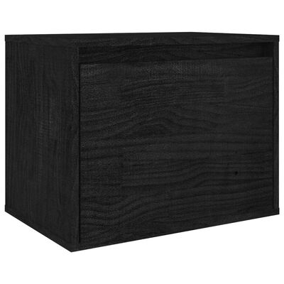 vidaXL TV skříňky 4 ks černé masivní borové dřevo