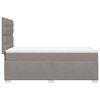 vidaXL Box spring postel s matrac&iacute; taupe 90x190 cm textil