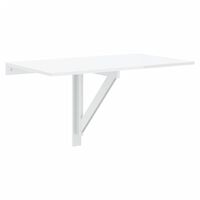 vidaXL Nástěnný sklápěcí stůl lesklý bílý 100x60x56cm kompozitní dřevo