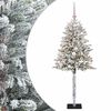 vidaXL Uměl&yacute; v&aacute;nočn&iacute; stromek s baňkami 120 cm 150 LED Tepl&aacute; b&iacute;l&aacute;