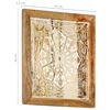 vidaXL Ručně vyřezávané nástěnné panely 2 ks mangovník 40x40x1,5 cm