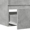 vidaXL Skř&iacute;ňka pod umyvadlo betonově &scaron;ed&aacute; 90x38,5x45 cm dřevotř&iacute;ska