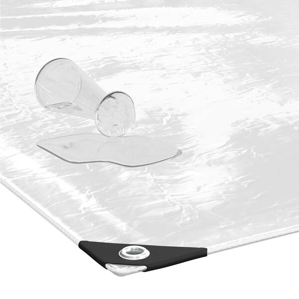 vidaXL Čir&aacute; plachta s oky 5x10 m PVC