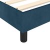 vidaXL Box spring postel s matrac&iacute; tmavě modr&aacute; 80 x 200 cm samet