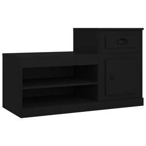 vidaXL Botn&iacute;k čern&yacute; 100 x 42 x 60 cm kompozitn&iacute; dřevo