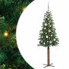 vidaXL &Uacute;zk&yacute; v&aacute;nočn&iacute; stromeček Zelen&aacute; 150 cm