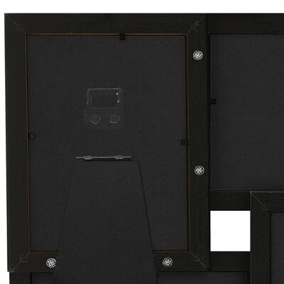 vidaXL Kolážový fotorámeček na 4 obrázky (13 x 18 cm) černý MDF