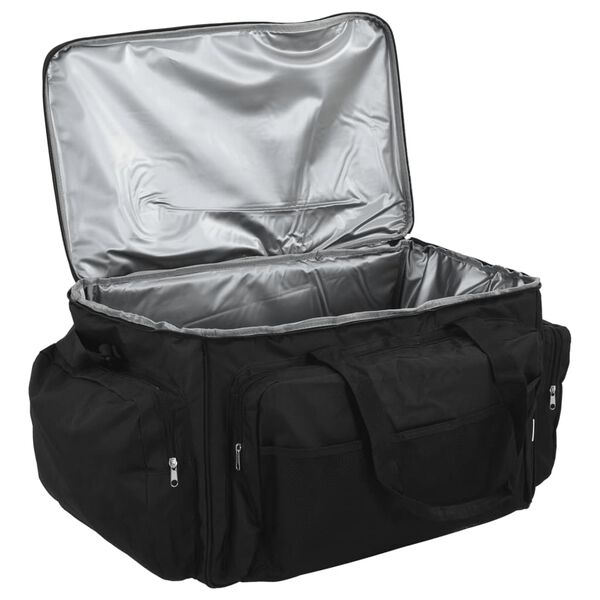 vidaXL Ryb&aacute;řsk&aacute; ta&scaron;ka nepromokav&aacute; čern&aacute; oxfordsk&aacute; l&aacute;tka